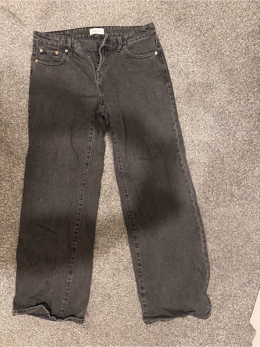 Women’s Black Straight-Leg Jeans